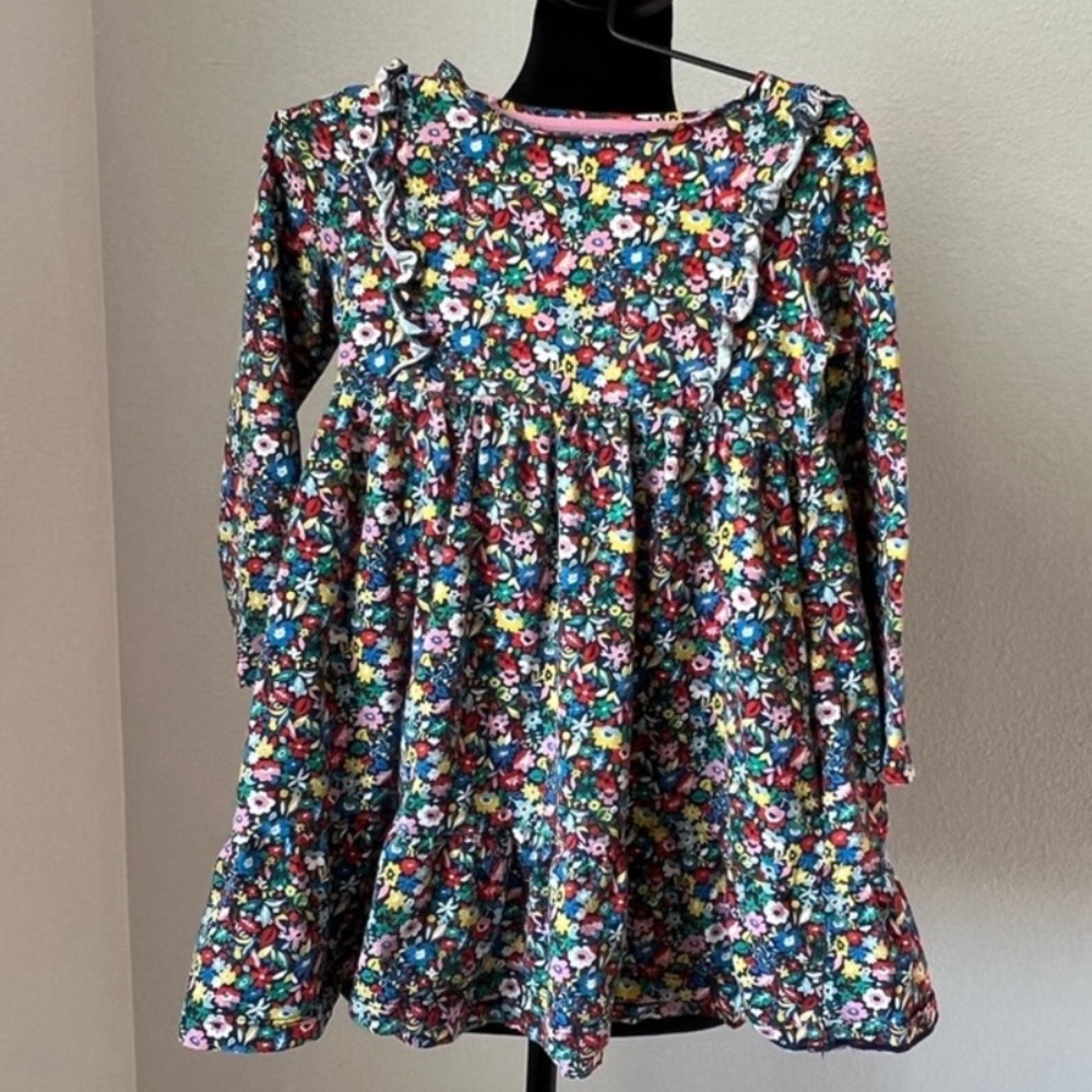 Floral colorful Long Sleeve Dress